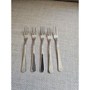 5 Norpro 18/10 Stainless Steel Appetizer Cocktail Forks